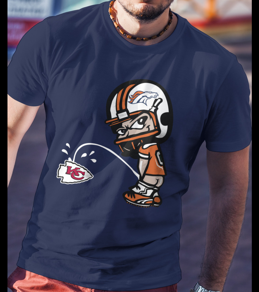 Denver Broncos Kc Rivalry Football Humor T-Shirt