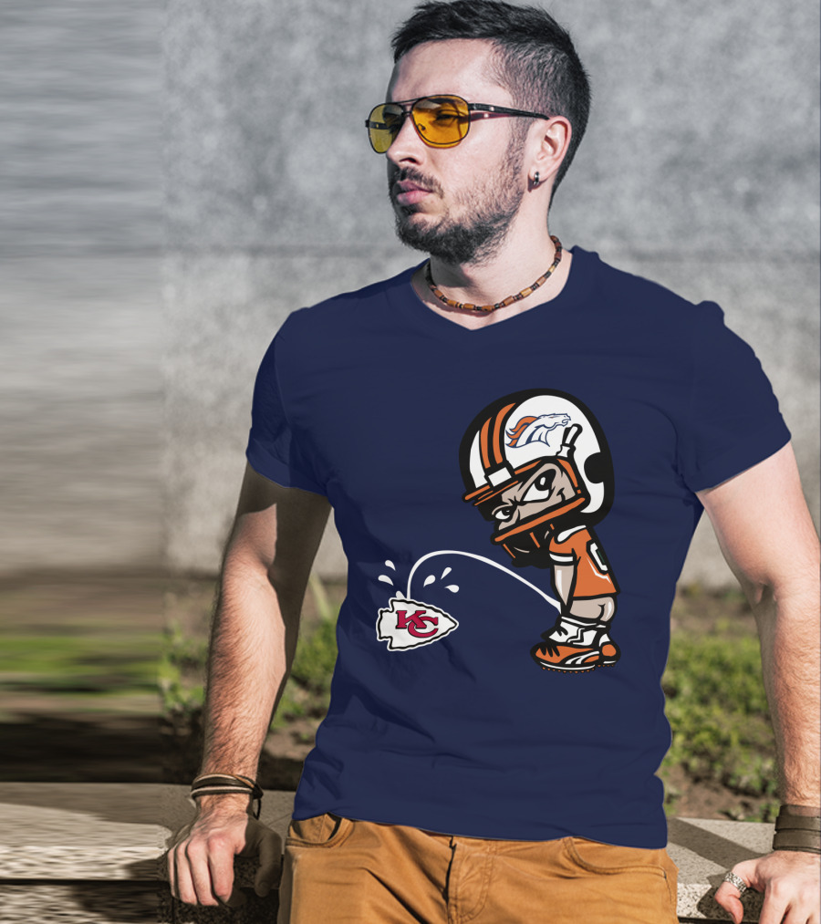 Denver Broncos Kc Rivalry Football Humor T-Shirt