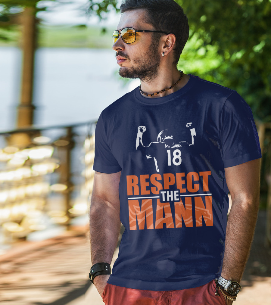 Manning Respect The Mann 18 Denver Broncos T-Shirt