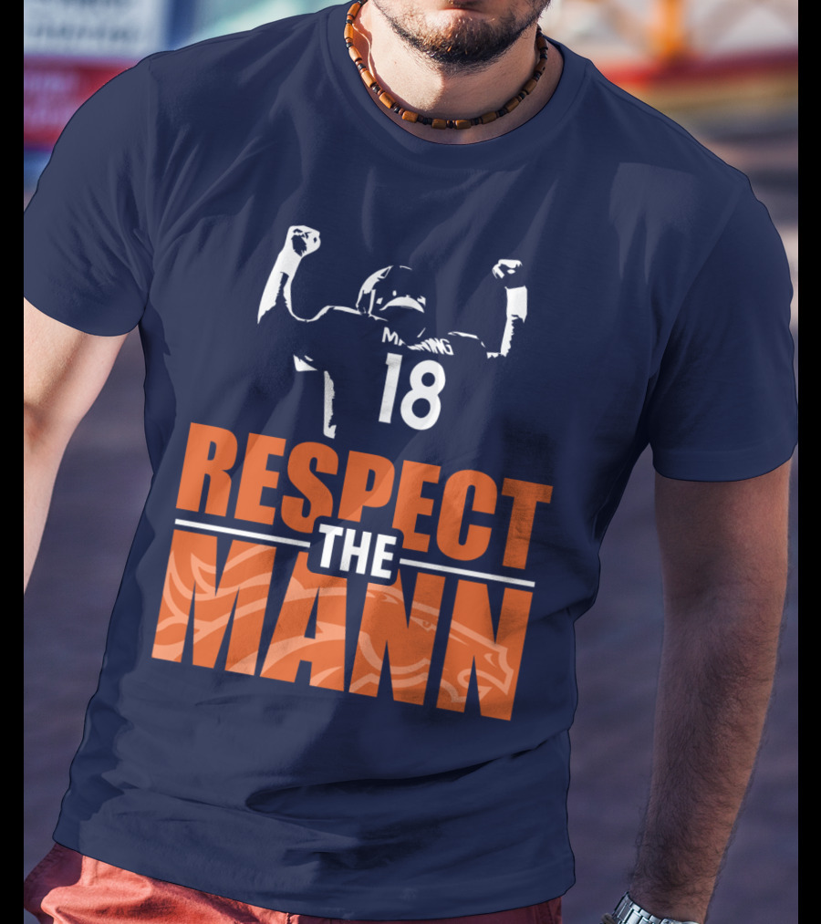 Manning Respect The Mann 18 Denver Broncos T-Shirt
