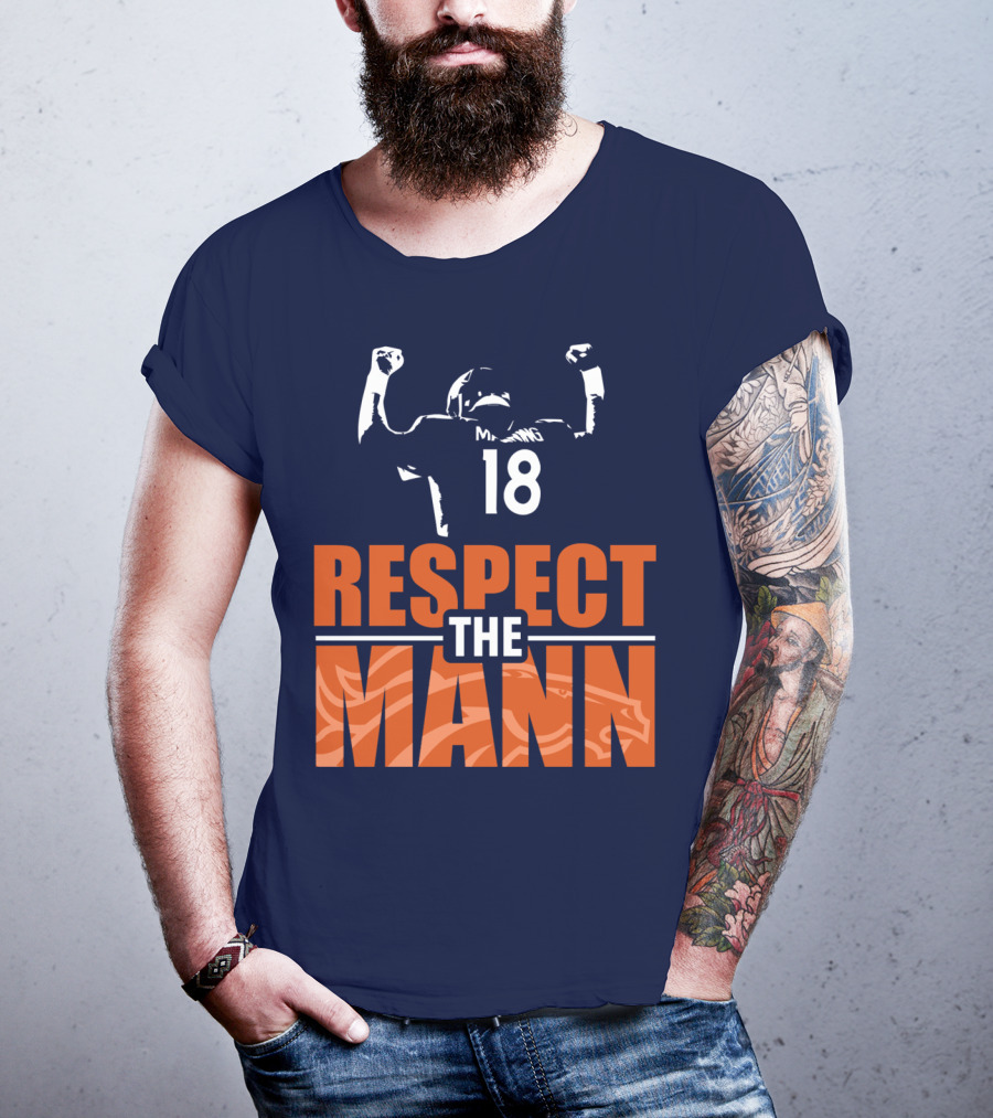 Manning Respect The Mann 18 Denver Broncos T-Shirt