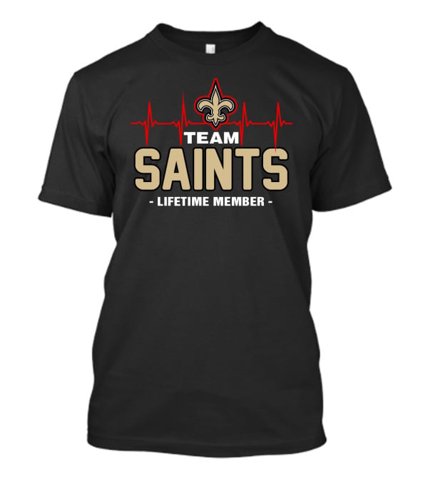 Team Saints Lifetime Member T-Shirt