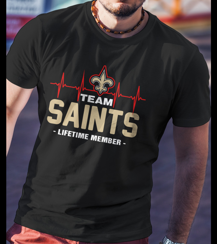 Team Saints Lifetime Member T-Shirt