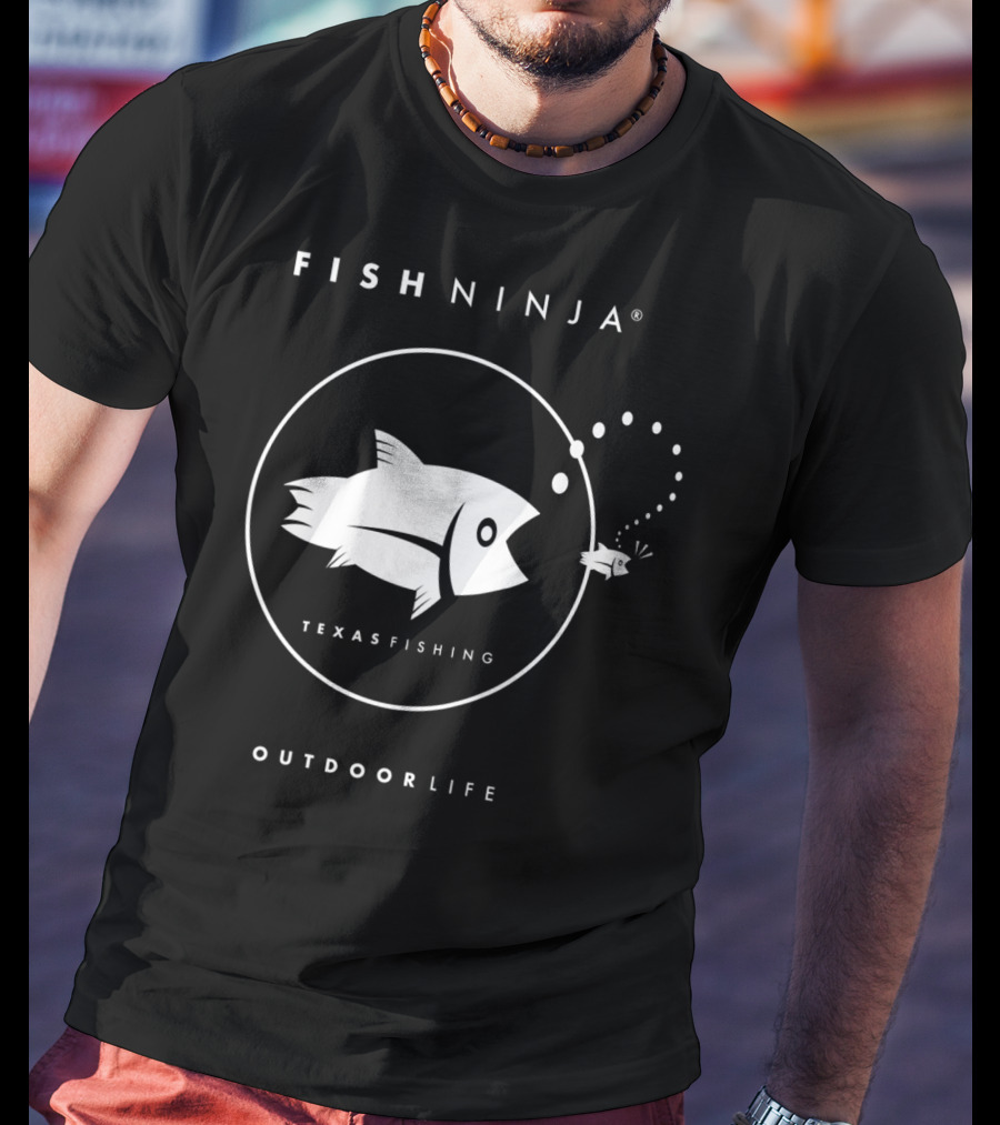 FISH NINJA Texas Fishing Outdoor Life T-Shirt
