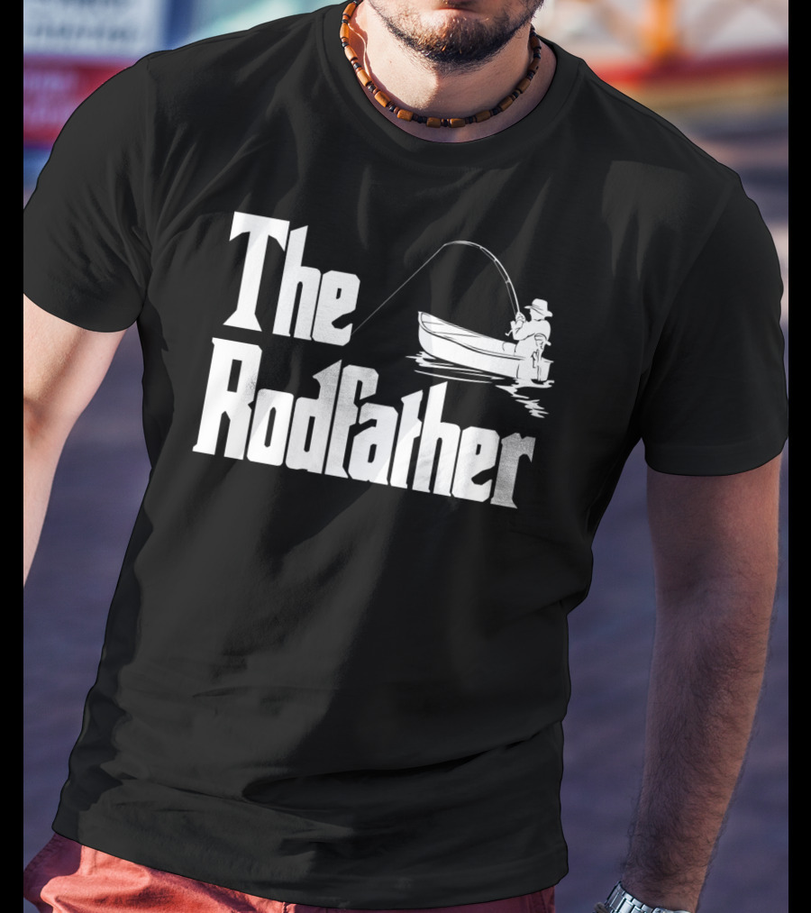 The Rodfather Funny Fishing Saying Fish Humor T-Shirt
