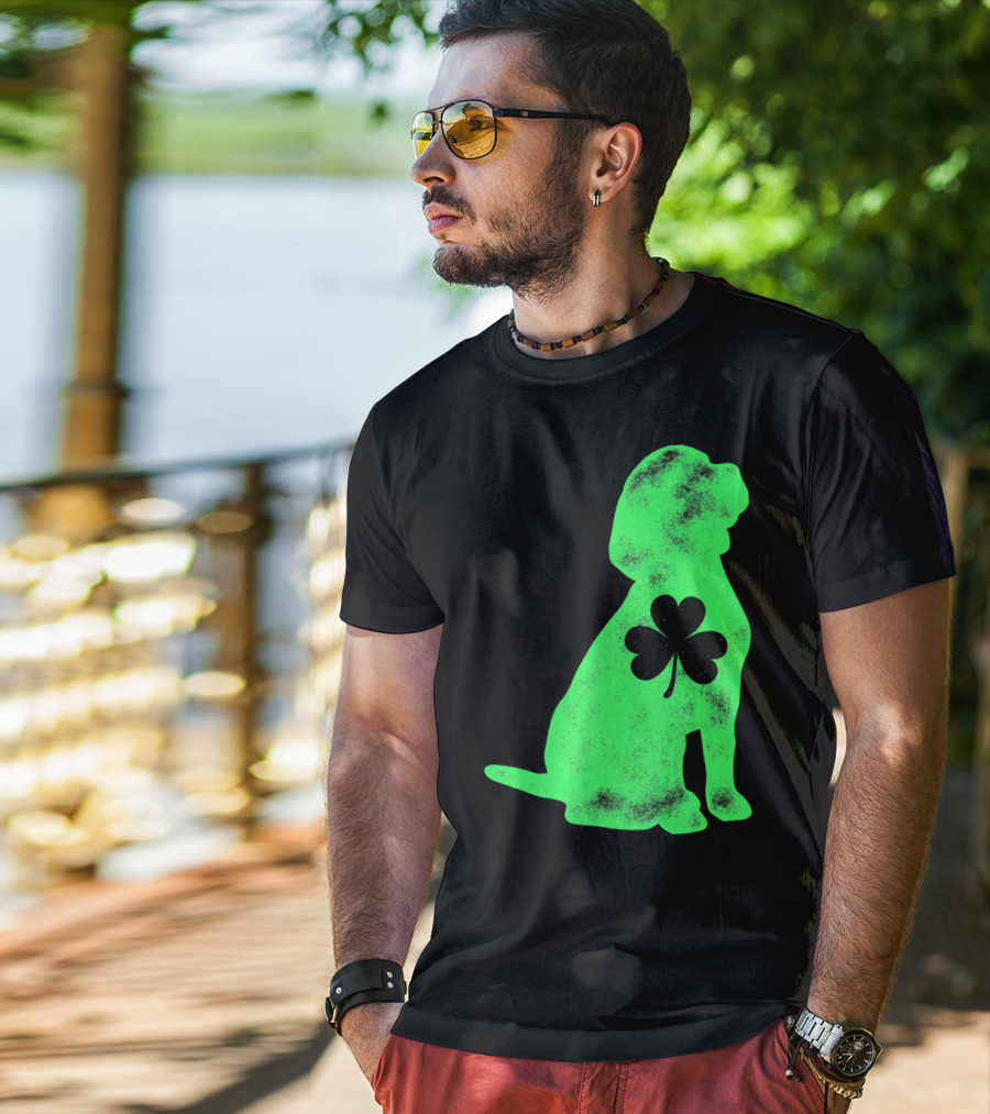 Beagle St Patricks Day Shamrock T-Shirt