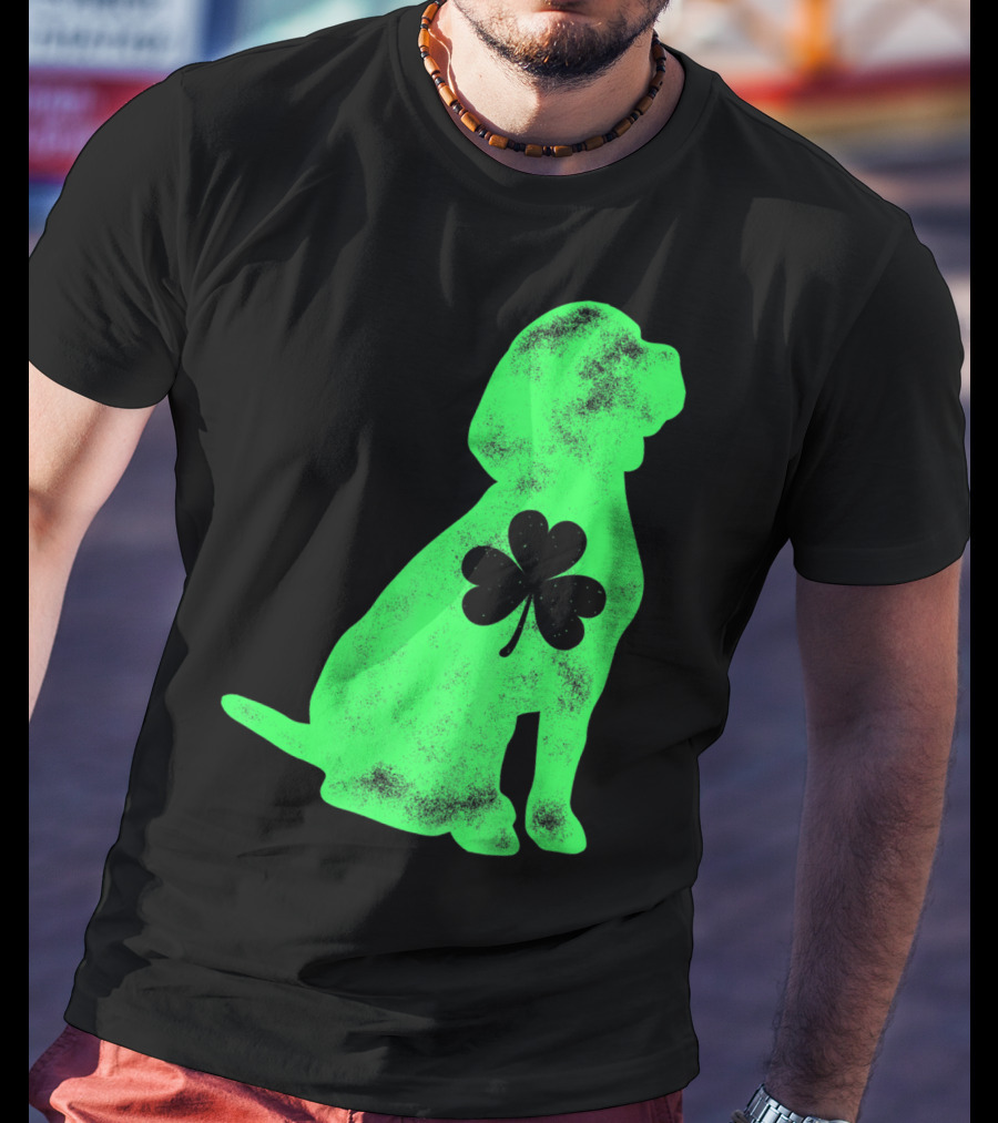 Beagle St Patricks Day Shamrock T-Shirt