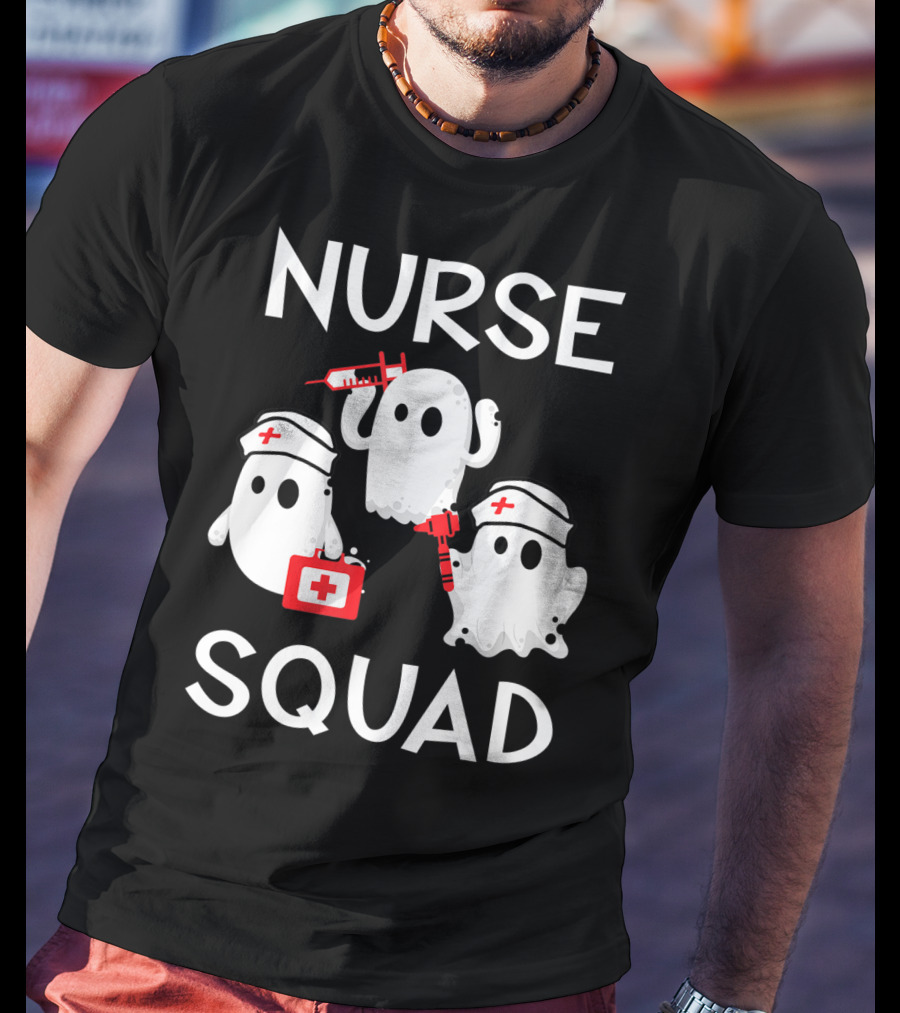 Nurse Squad Boo Boo Ghost Trio T-Shirt