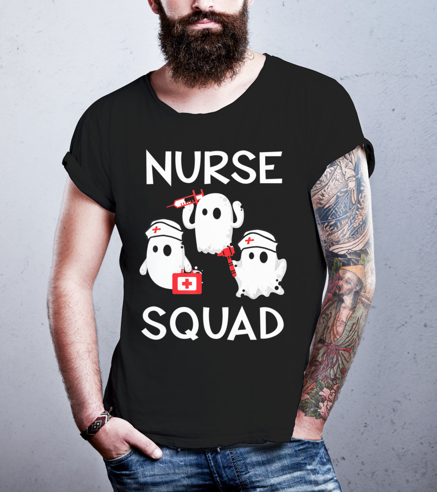 Nurse Squad Boo Boo Ghost Trio T-Shirt