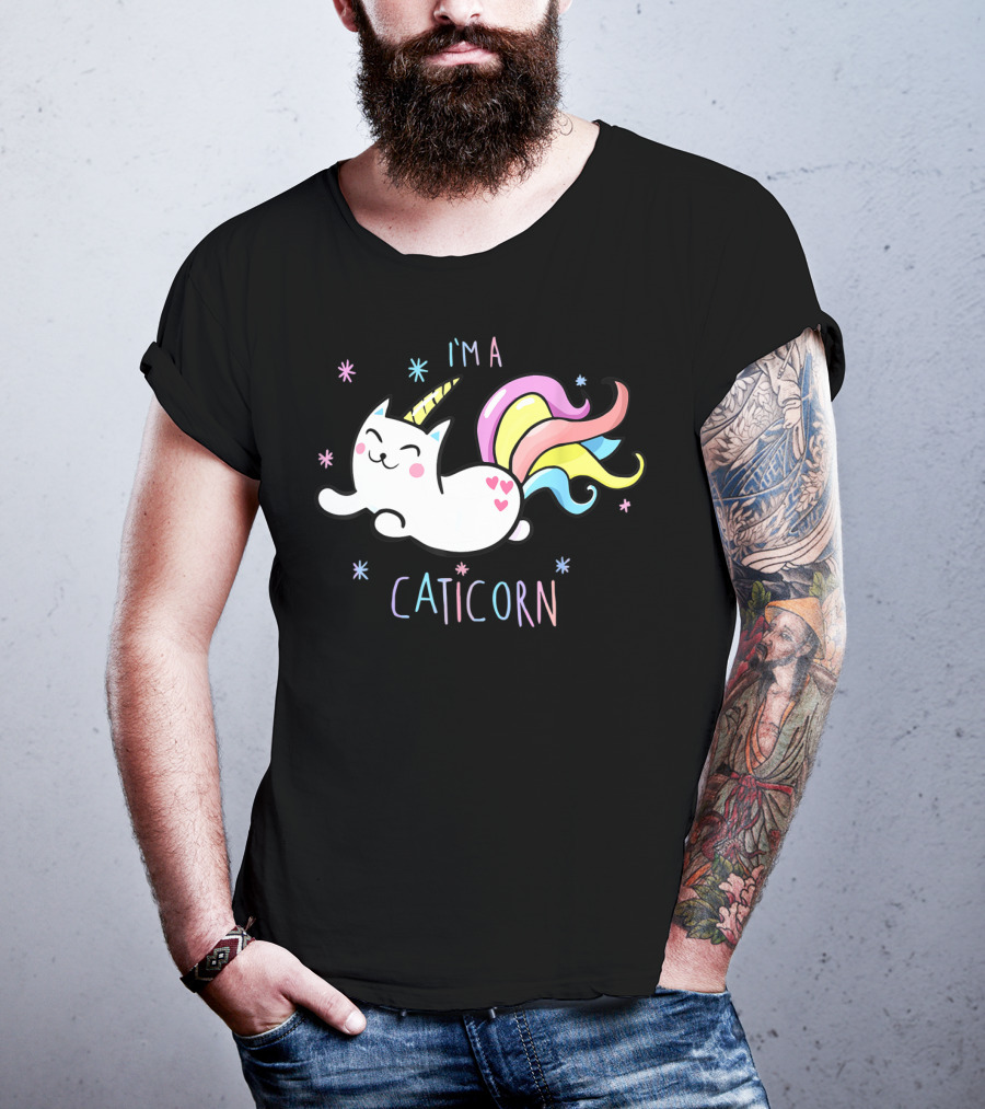 I'm A Caticorn Magical Rainbow Kittycorn Unicorn T-Shirt