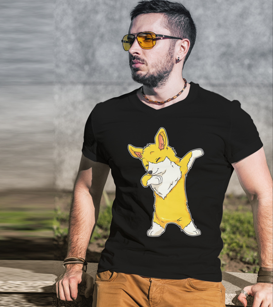 Corgi Dabbing Dance Welsh Corgis Dab T-Shirt
