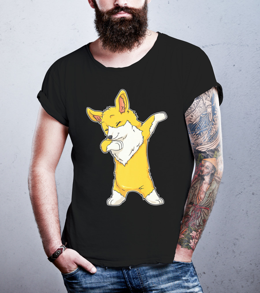 Corgi Dabbing Dance Welsh Corgis Dab T-Shirt