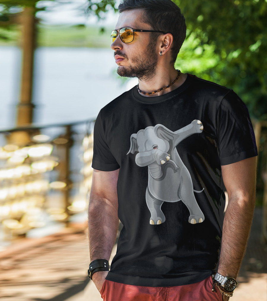 Dabbing Elephant Dab Dance Pose T-Shirt