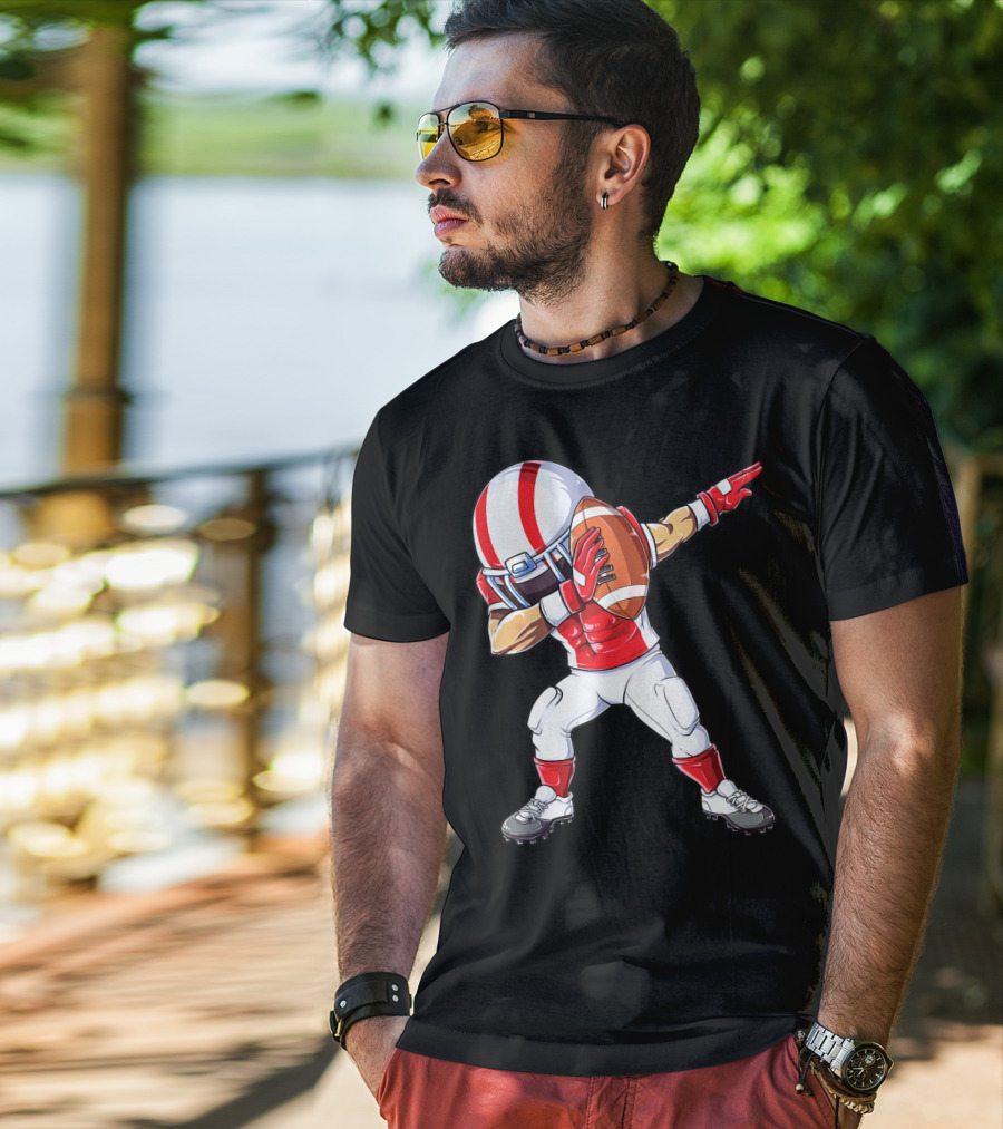 Dabbing Football Player Dab Dance Pose T-Shirt