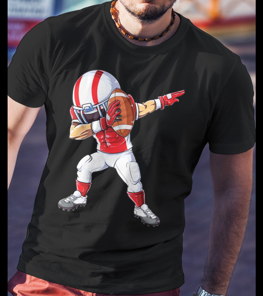 Dabbing Football Player Dab Dance Pose T-Shirt