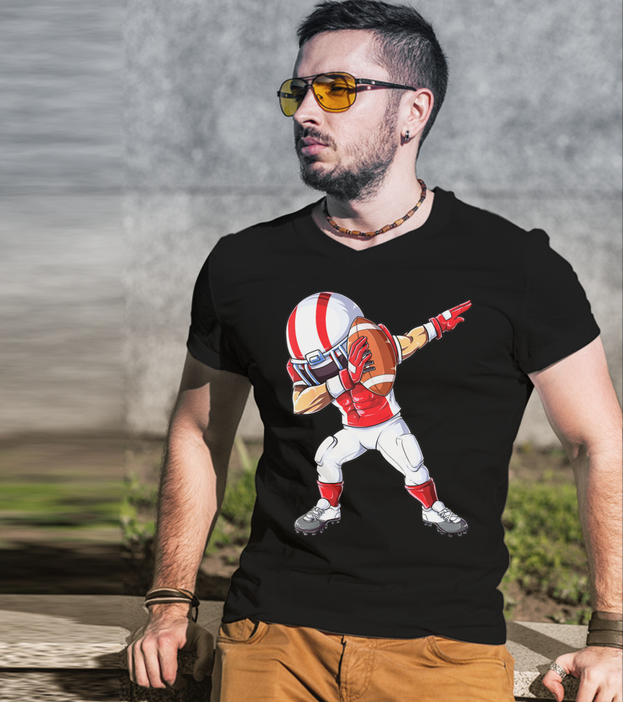 Dabbing Football Player Dab Dance Pose T-Shirt