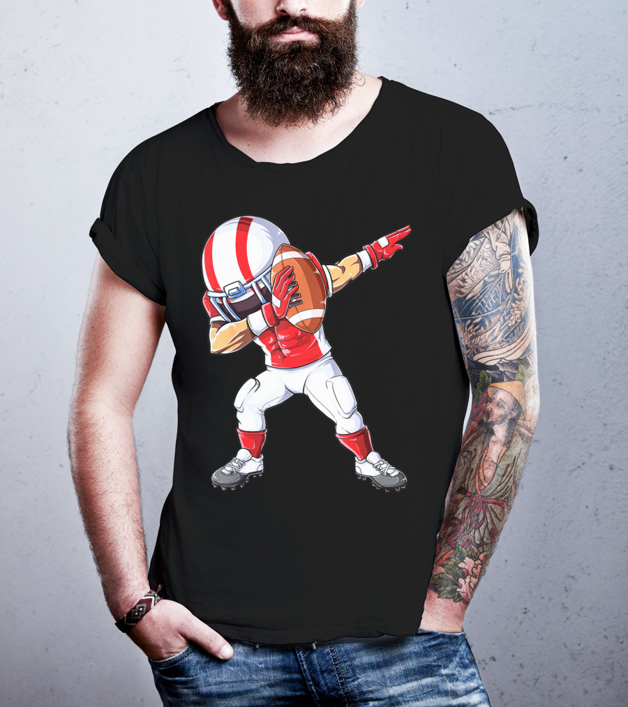 Dabbing Football Player Dab Dance Pose T-Shirt