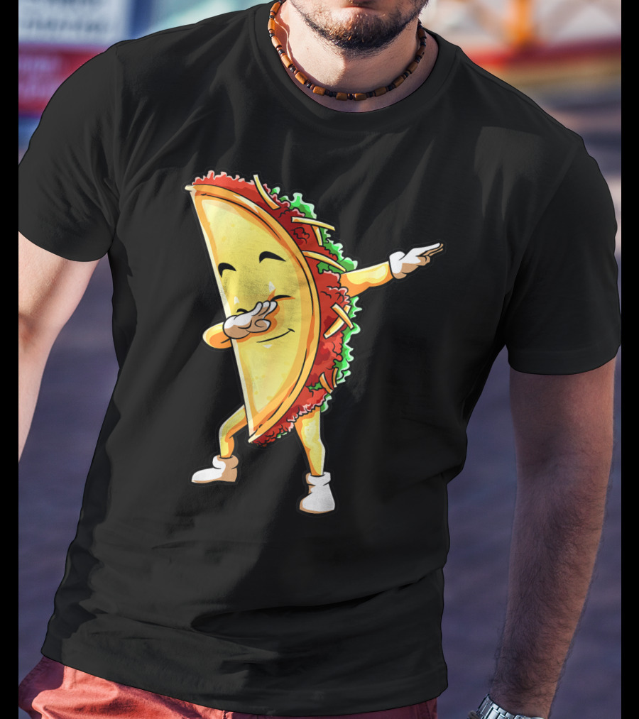Dabbing Taco Funny Cinco De Mayo Mexican Food Lover Dab T-Shirt