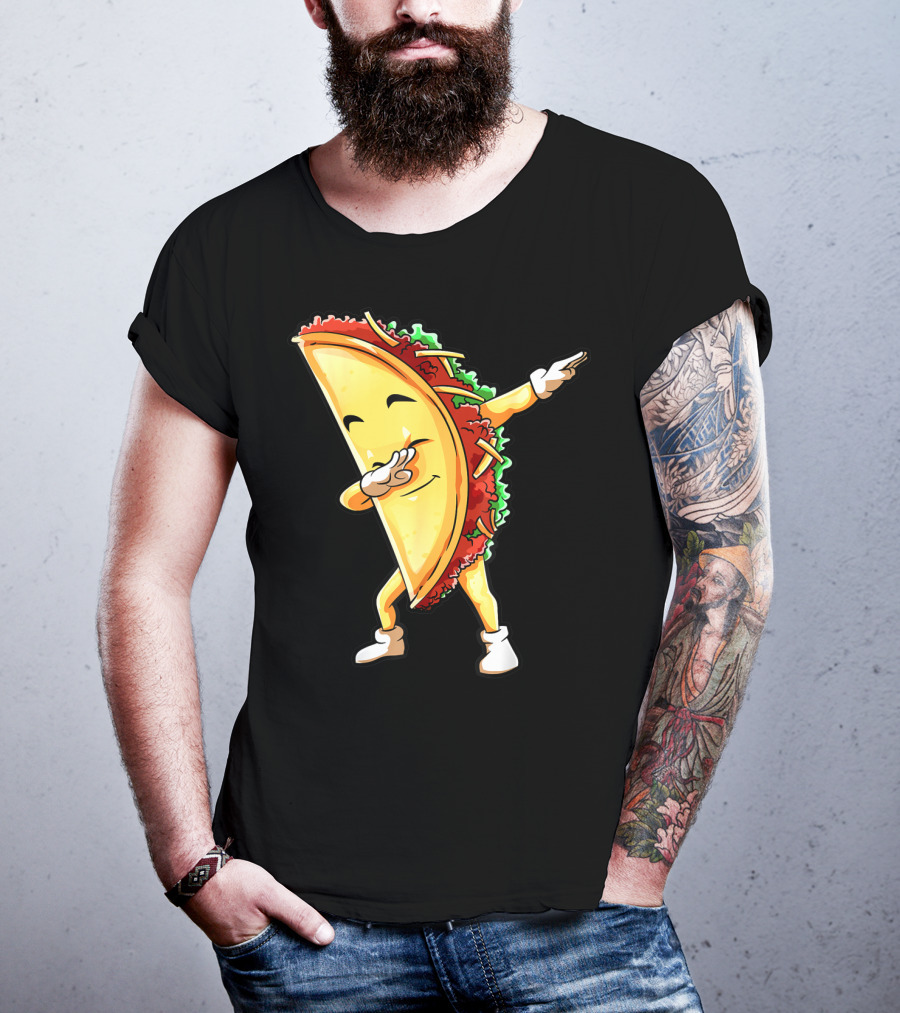 Dabbing Taco Funny Cinco De Mayo Mexican Food Lover Dab T-Shirt
