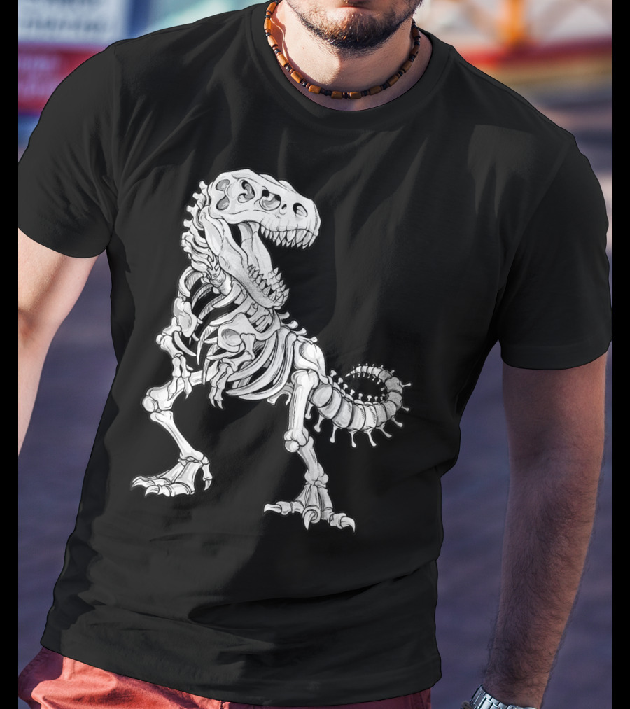 Dinosaur Skeleton T-Rex Fossil T-Shirt