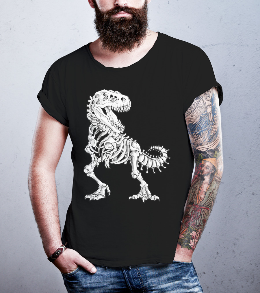 Dinosaur Skeleton T-Rex Fossil T-Shirt