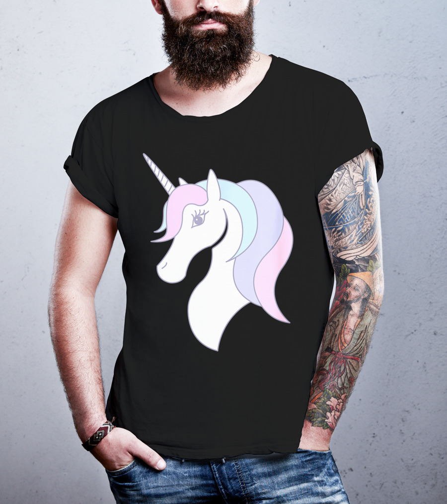 Fabulous Unicorn Pastel Colors For Women Girls T-Shirt