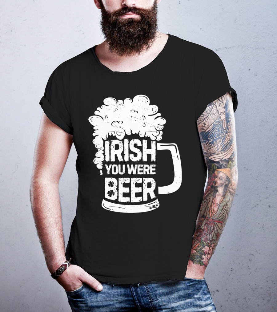 Irish You Were Beer Mug Foam T-Shirt