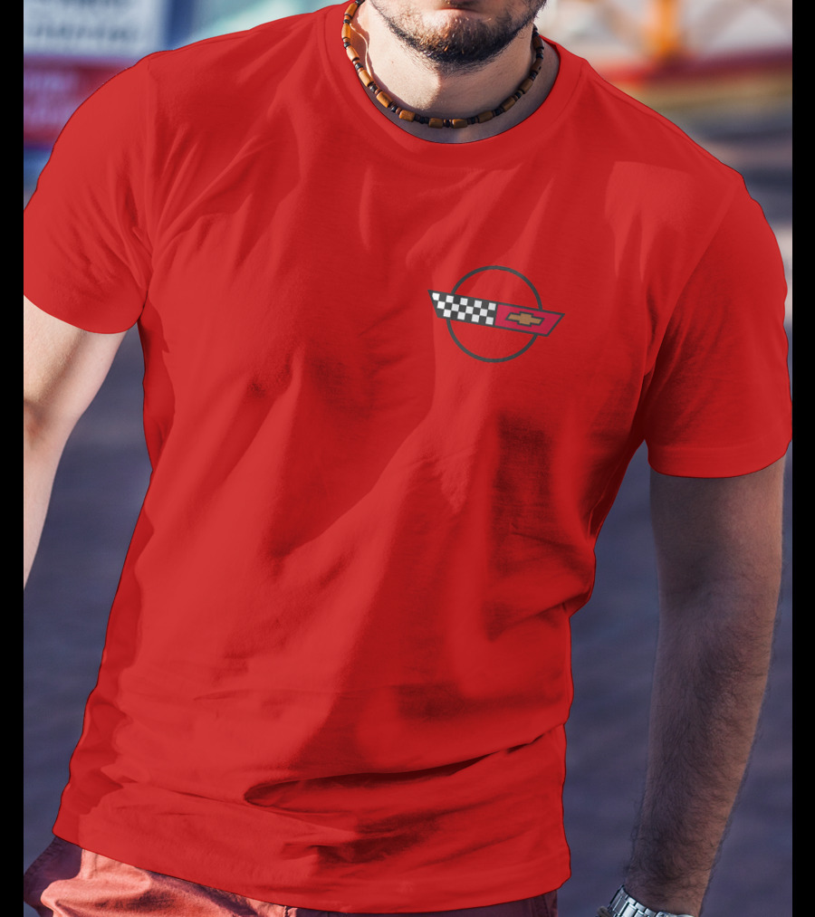 Chevrolet Corvette C4 Racing Emblem T-Shirt
