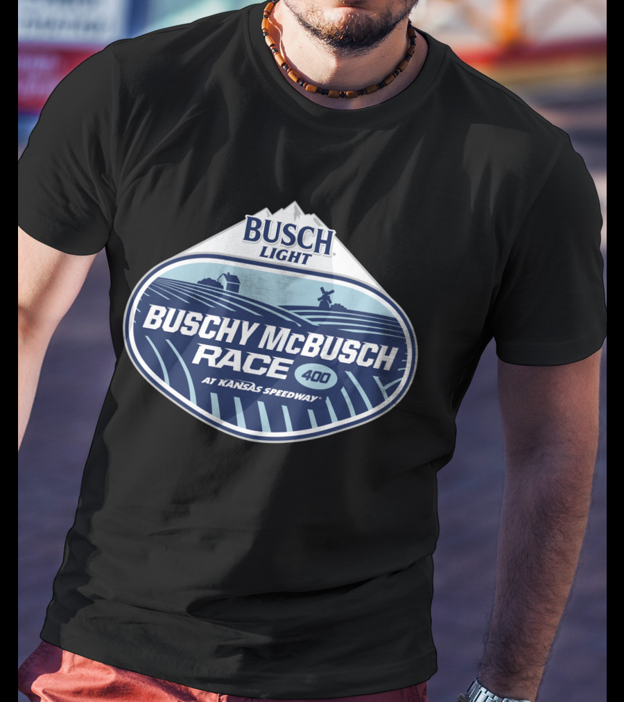 Busch Light Buschy McBusch Race 400 At Kansas Speedway T-Shirt