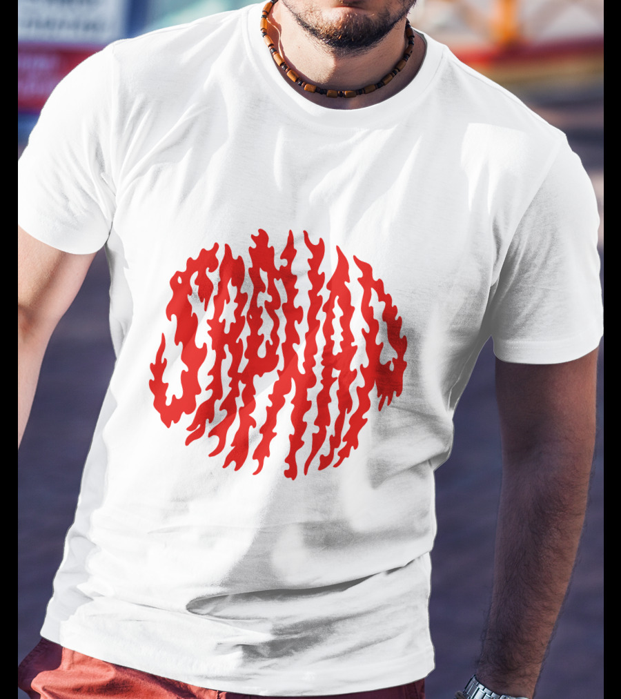 Sapnap Flame Name Red Fiery Merchandise T-Shirt