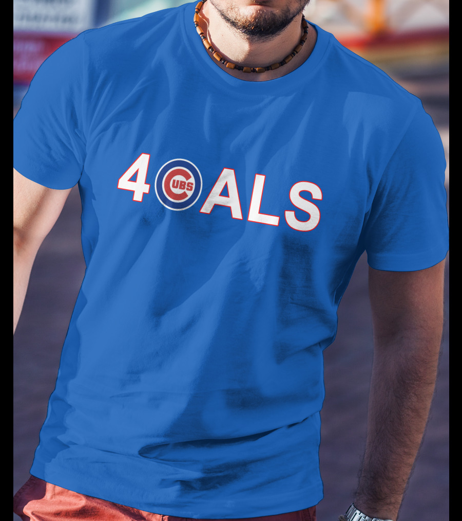 Cubs 4 ALS Charity Support T-Shirt
