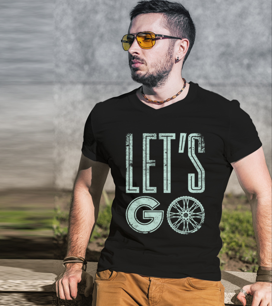 LET'S GO Bicycle Hobby Riding Bike Racer T-Shirt