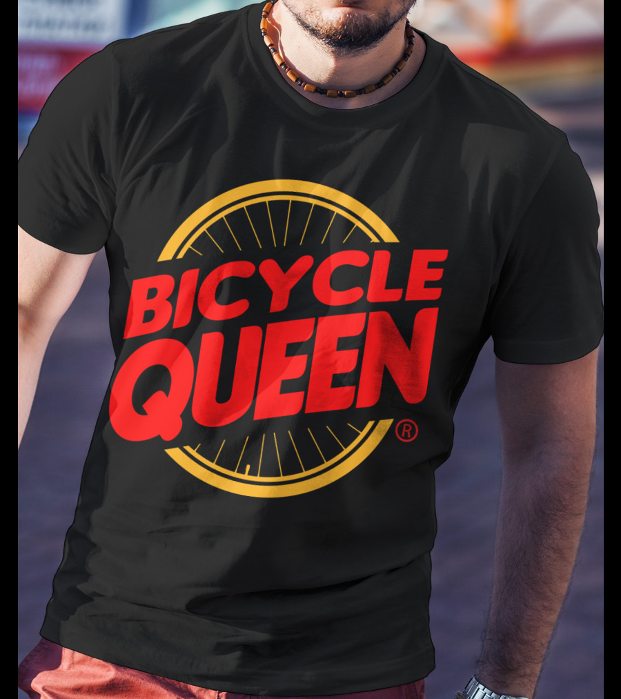 Bicycle Queen Bicycle Wheel T-Shirt