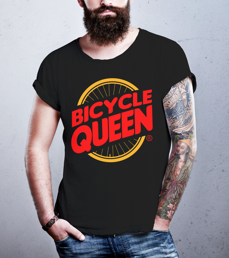 Bicycle Queen Bicycle Wheel T-Shirt