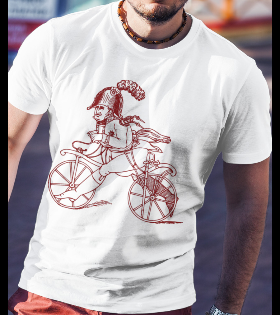 Napoleon France Bicycle Riding T-Shirt
