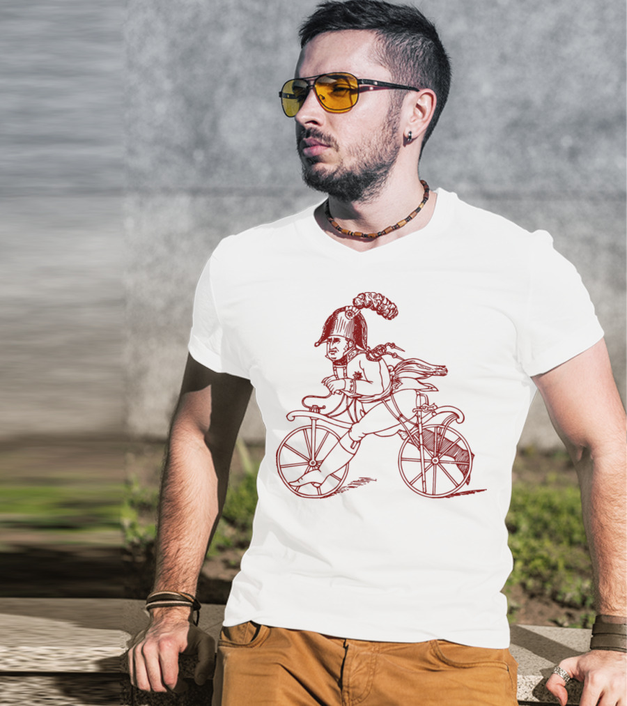 Napoleon France Bicycle Riding T-Shirt