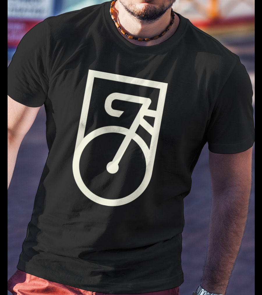 Bike Shield Icon Minimalist T-Shirt