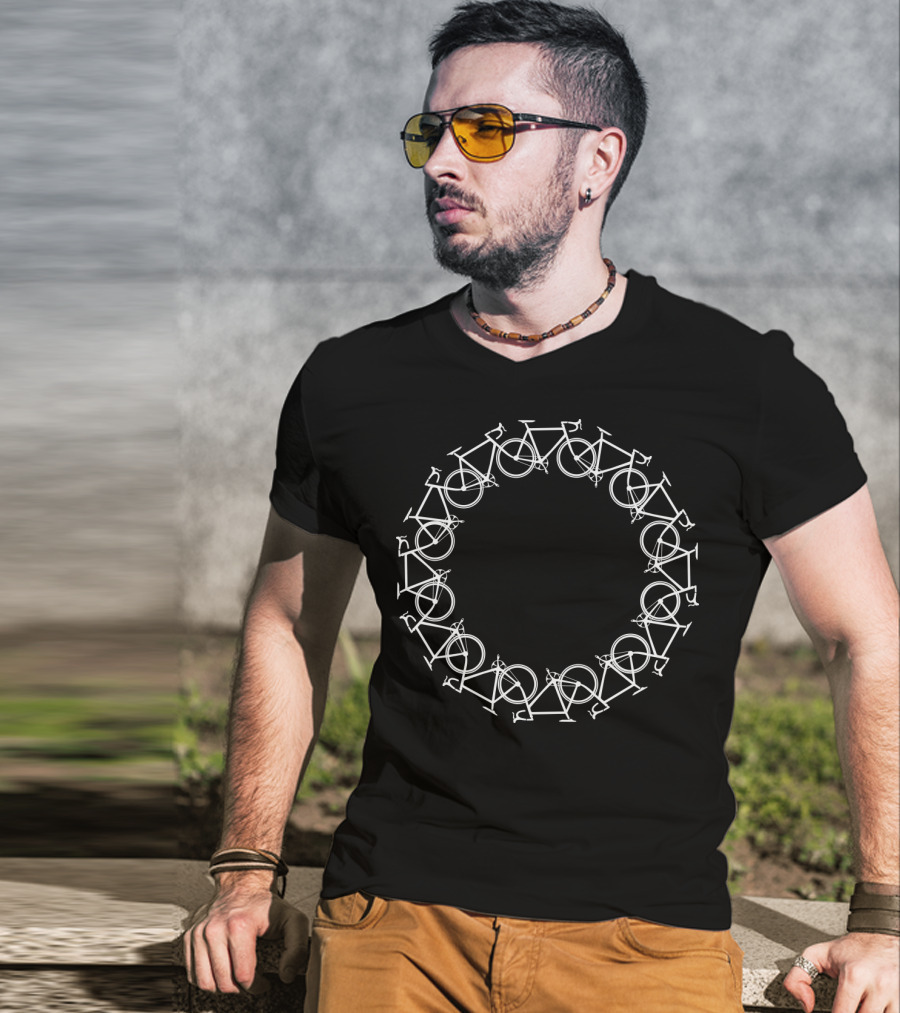 Circle Of Bike Bicycle T-Shirt