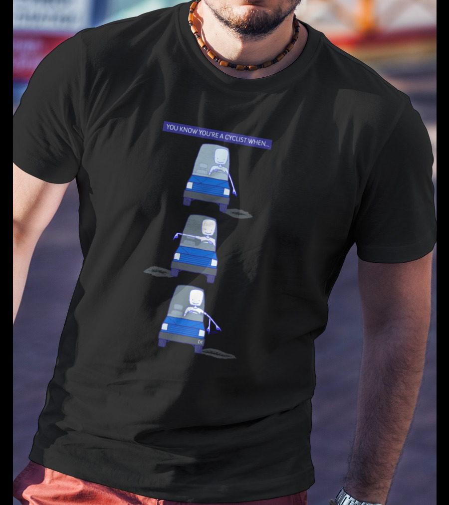 You Know You're A Cyclist When Pothole Avoidance Skills Appear T-Shirt