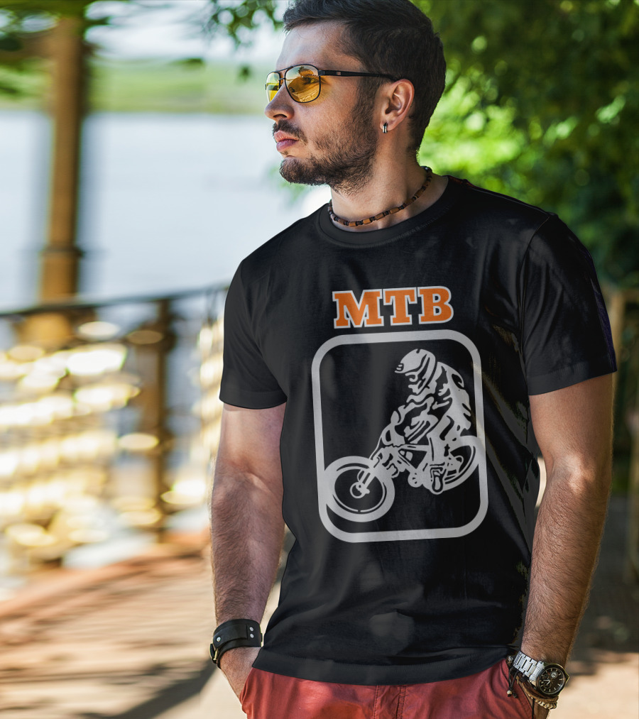 MTB Downhill Mountain Bike Rider T-Shirt