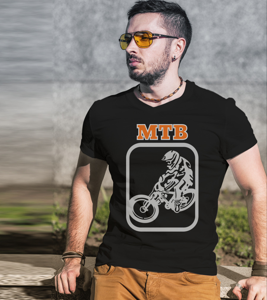 MTB Downhill Mountain Bike Rider T-Shirt