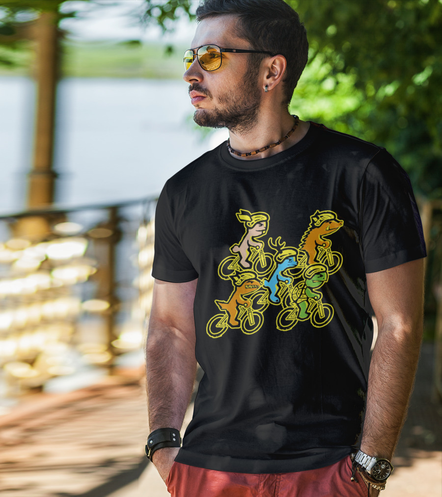 Cycling Animals Team Adventure T-Shirt