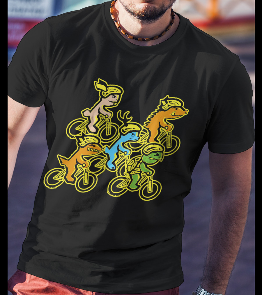 Cycling Animals Team Adventure T-Shirt