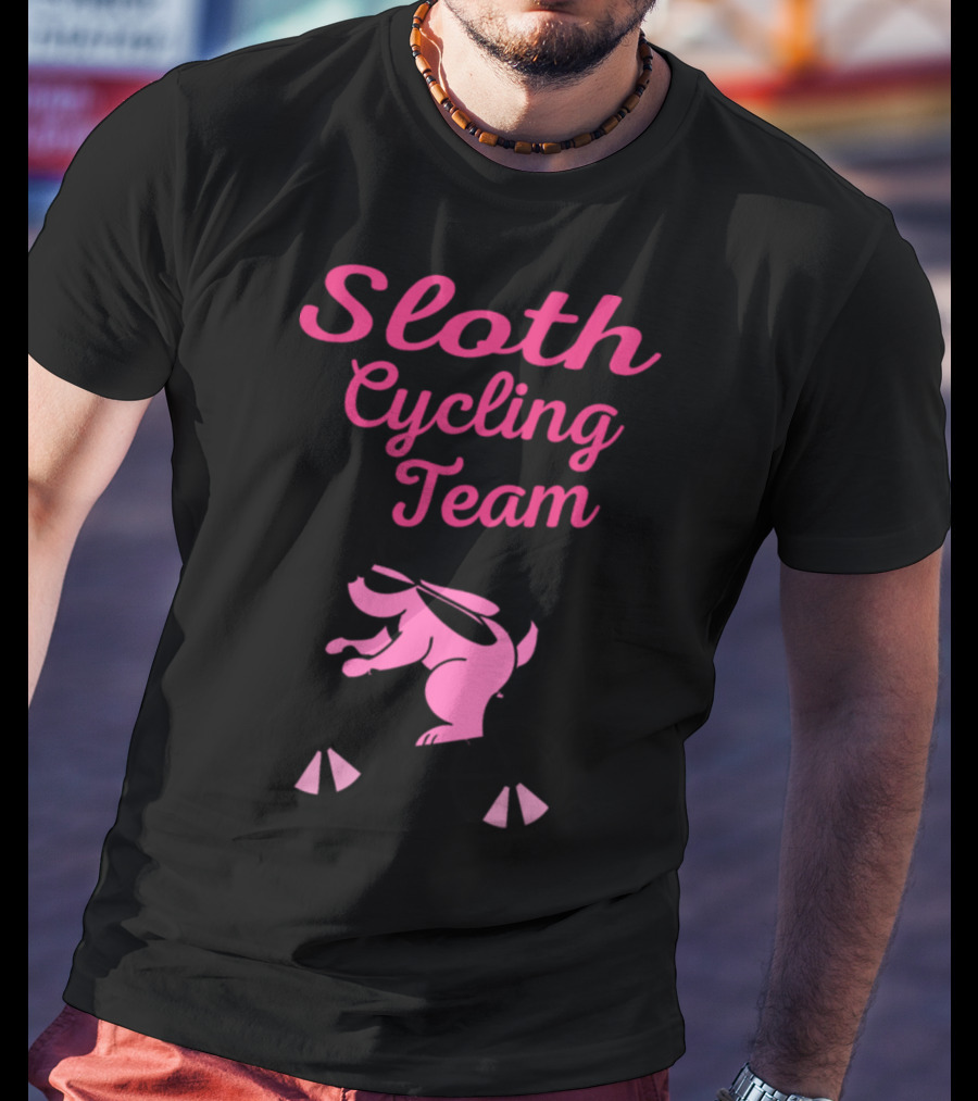 Sloth Cycling Team Hobbies Wheel Cycling Bike Mountains T-Shirt