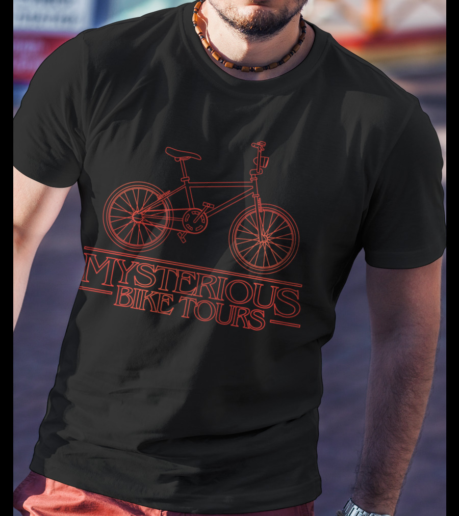 Stranger Things Mysterious Bike Tours T-Shirt