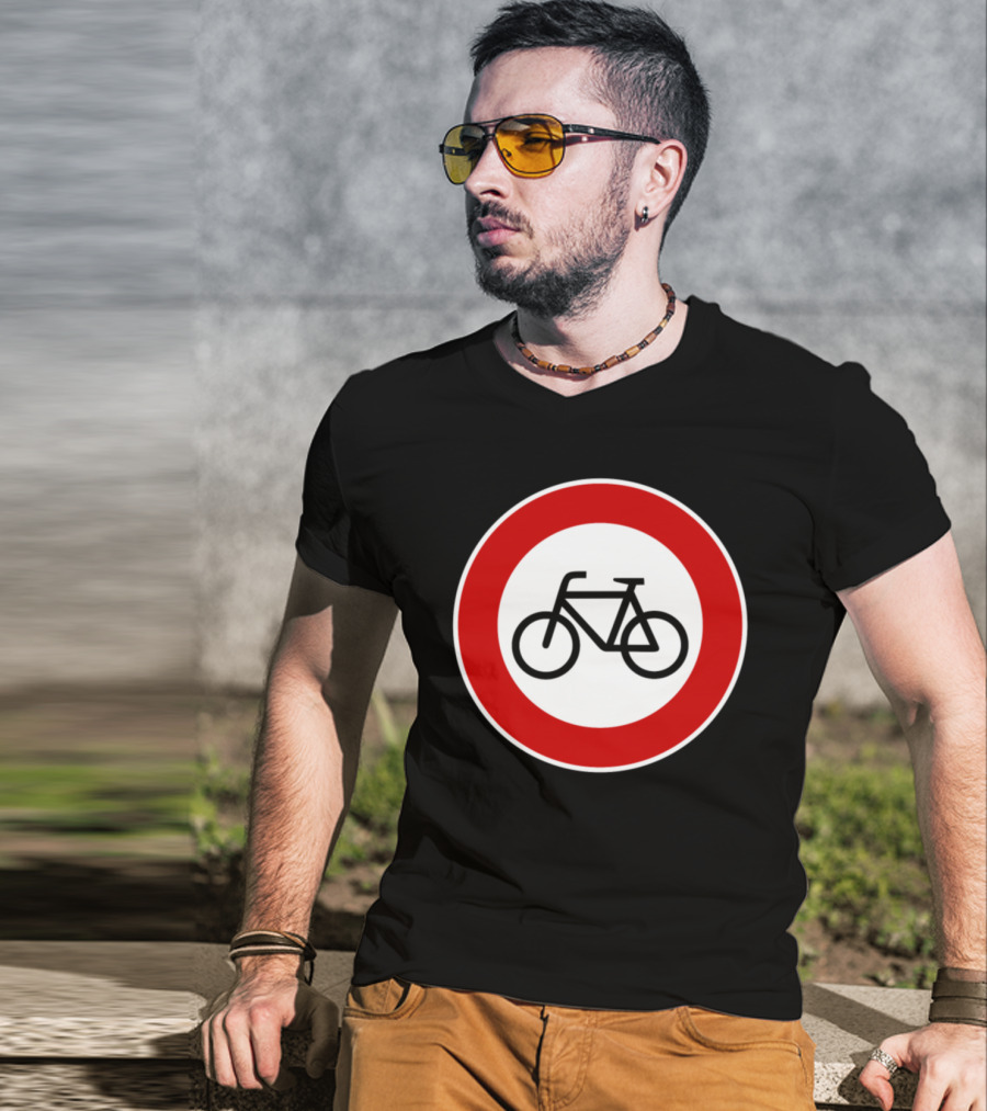 No Cyclists No Bicycles Prohibited T-Shirt