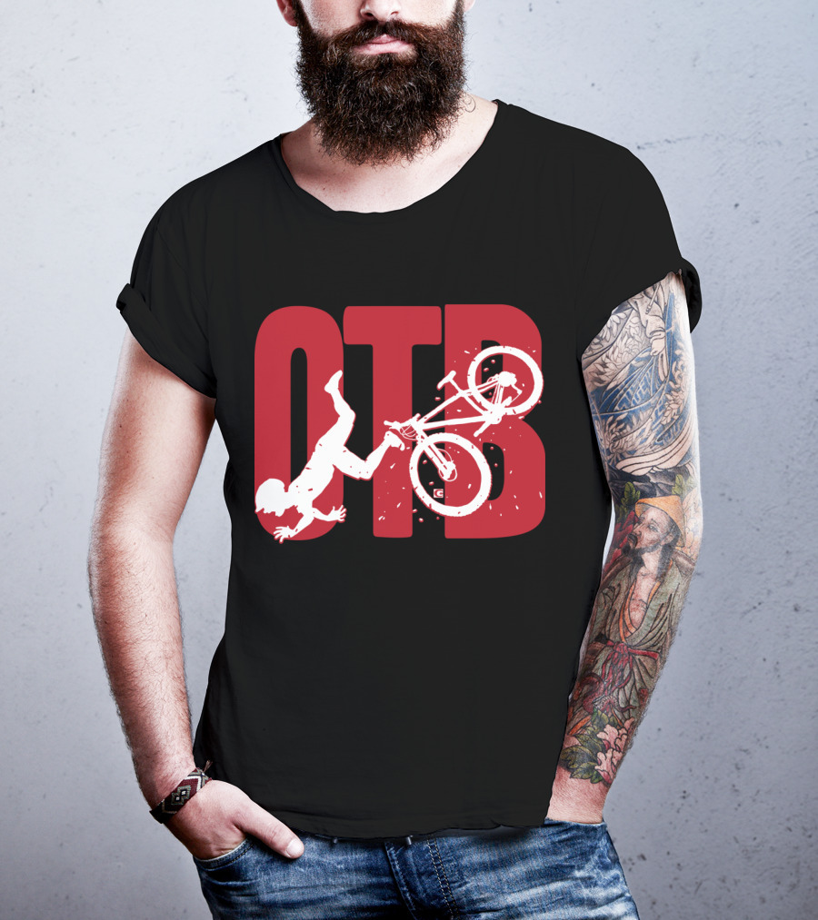 OTB Over The Bar Cyclist Flip Stunt T-Shirt