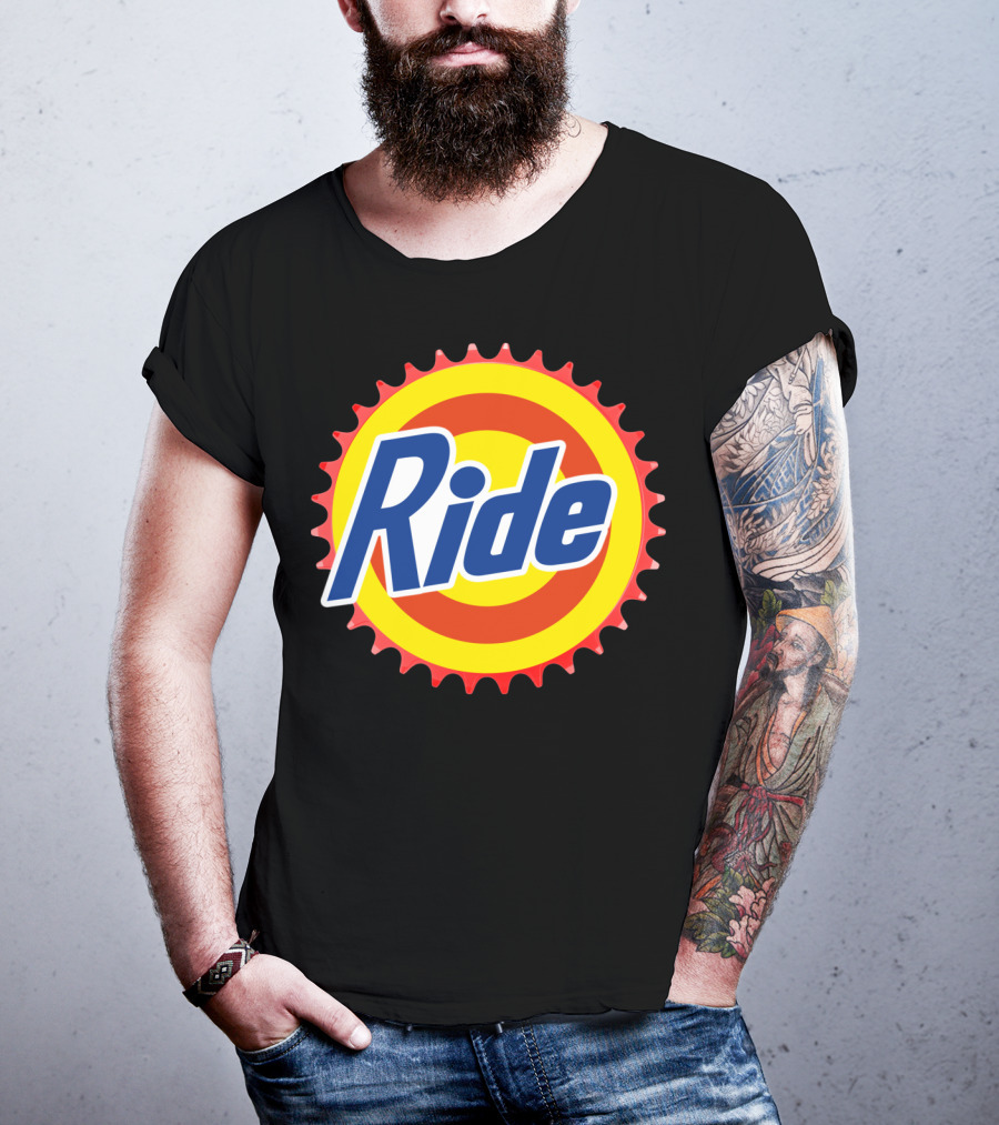 Ride Clean Cycling Gear Bottle Cap T-Shirt