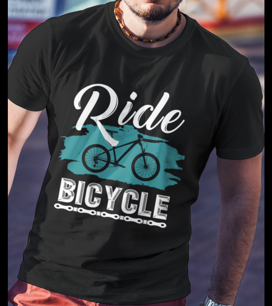 Ride Bicycle Biker Idea T-Shirt