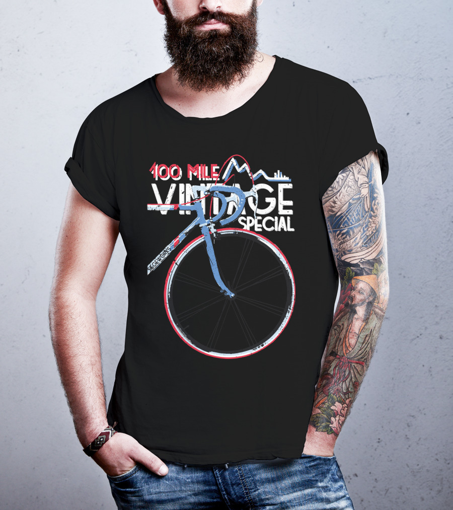 100 Mile Ride Vintage Special Sceneworks T-Shirt